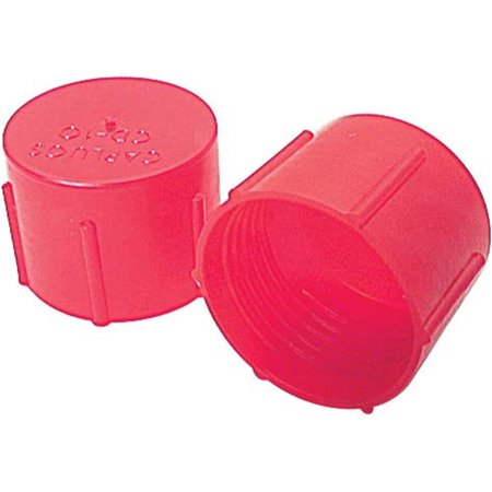 ALLSTAR Plastic -10 AN Caps; Red, 10PK ALL50805